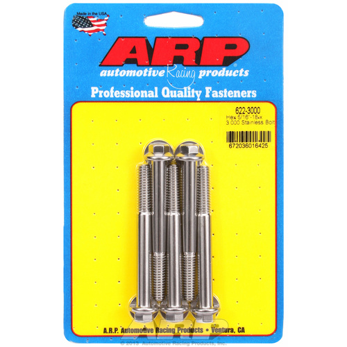 ARP FOR 5/16-18 x 3.000 hex SS bolts