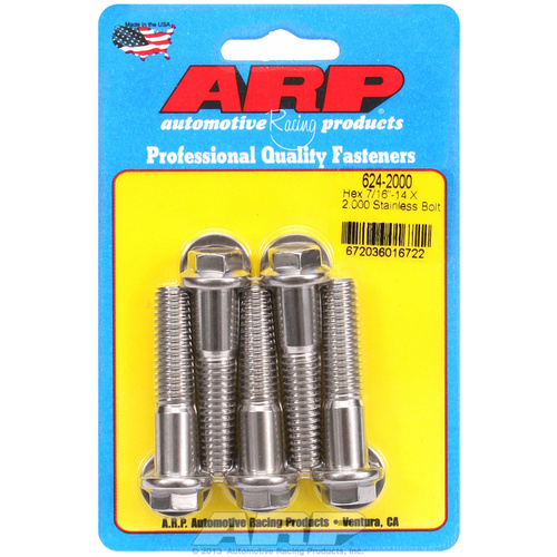 ARP FOR 7/16-14 X 2.000 hex 1/2 wrenching SS bolts