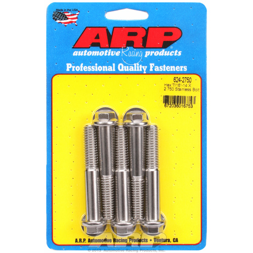 ARP FOR 7/16-14 X 2.750 hex 1/2 wrenching SS bolts