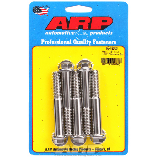 ARP FOR 7/16-14 X 3.000 hex 1/2 wrenching SS bolts