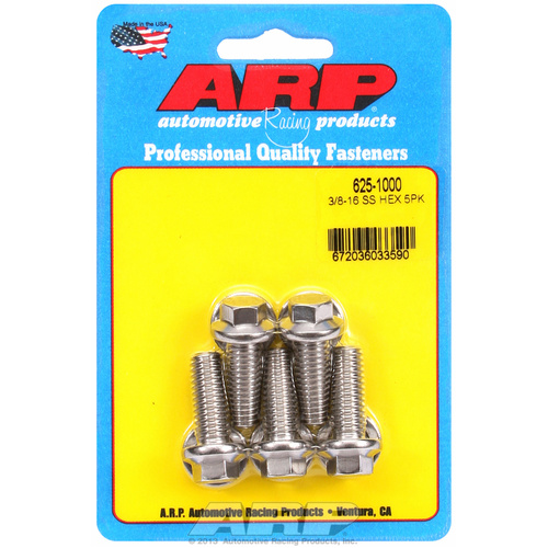 ARP FOR 3/8-16 x 1.000 hex 7/16 wrenching SS bolts