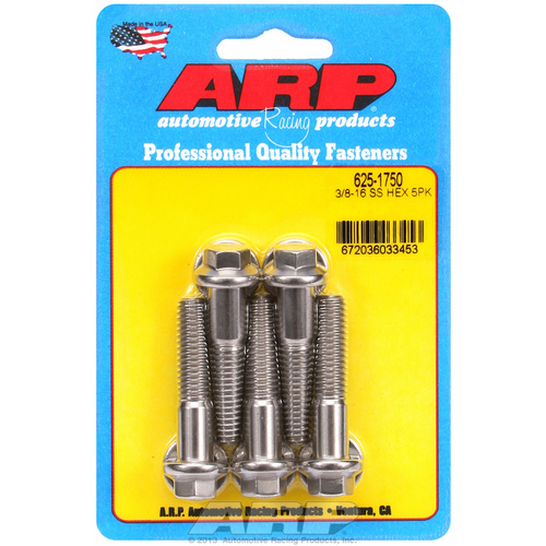 ARP FOR 3/8-16 x 1.750 hex 7/16 wrenching SS bolts