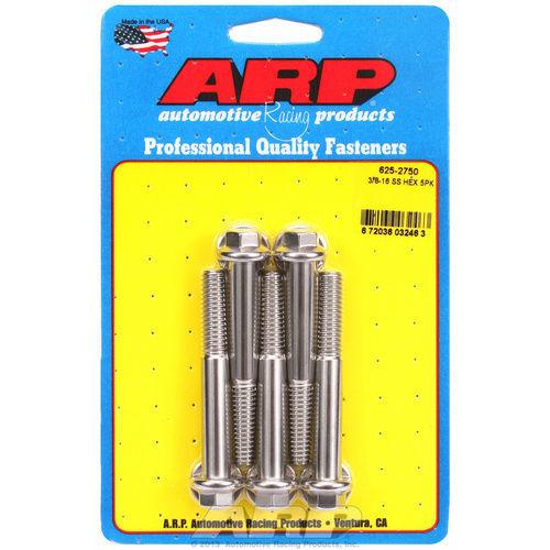 ARP FOR 3/8-16 x 2.750 hex 7/16 wrenching SS bolts
