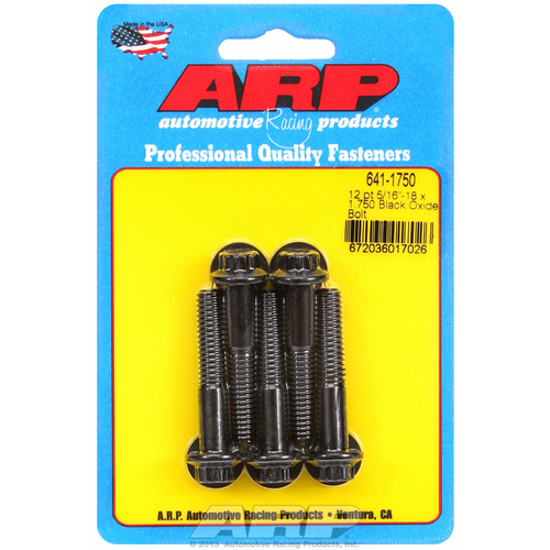 ARP FOR 5/16-18 x 1.750 12pt black oxide bolts