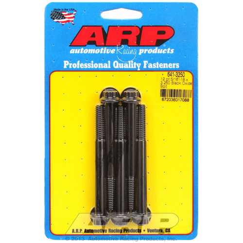 ARP FOR 5/16-18 x 3.250 12pt black oxide bolts
