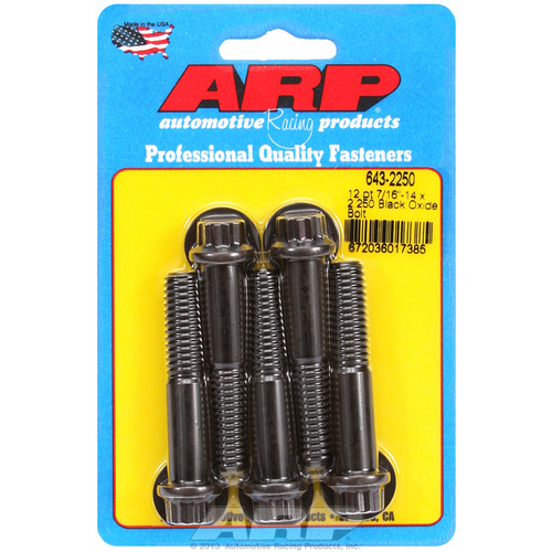 ARP FOR 7/16-14 x 2.250 12pt black oxide bolts