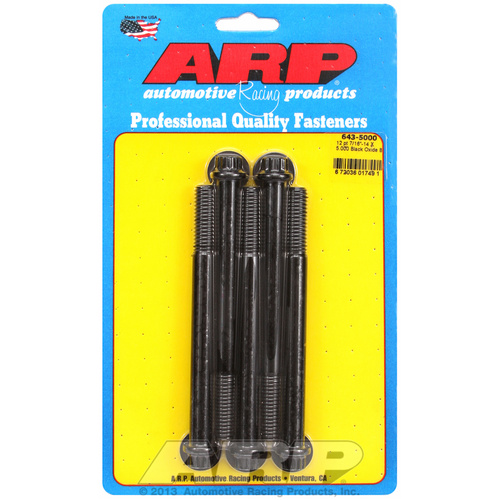 ARP FOR 7/16-14 x 5.000 12pt black oxide bolts