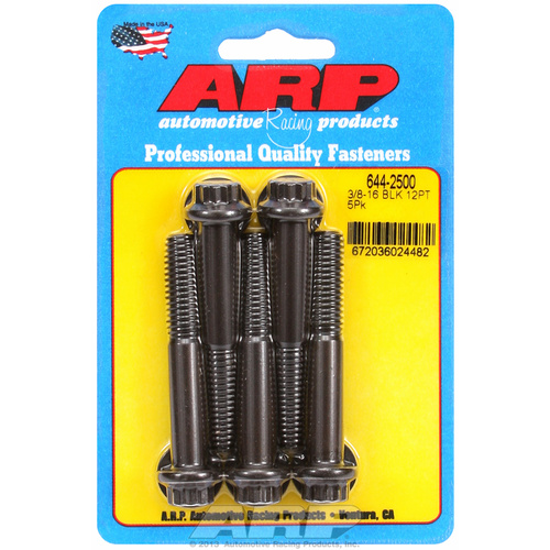 ARP FOR 3/8-16 x 2.500 12pt 7/16 wrenching black oxide bolts