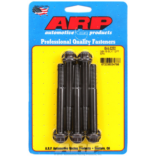 ARP FOR 3/8-16 x 3.250 12pt 7/16 wrenching black oxide bolts