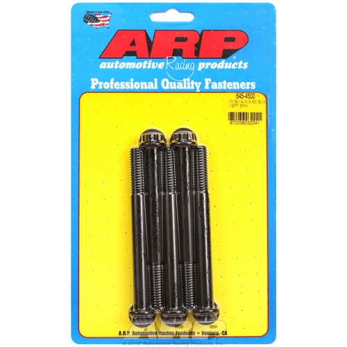 ARP FOR 7/16-14 X 4.500 12pt 1/2 wrenching black oxide bolts