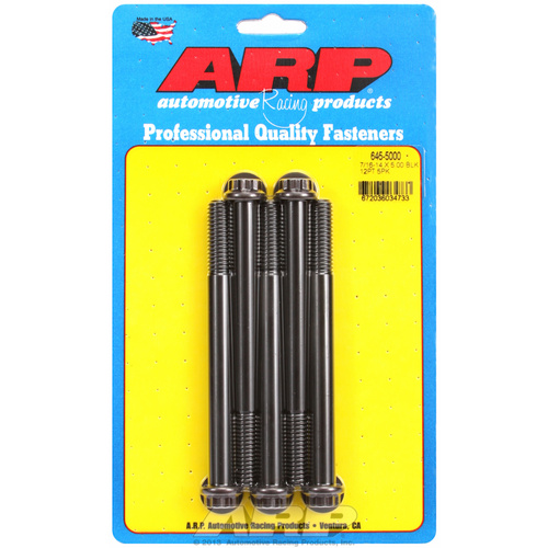 ARP FOR 7/16-14 X 5.000 12pt 1/2 wrenching black oxide bolts