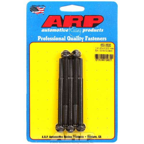 ARP FOR 1/4-20 X 3.500 hex black oxide bolts