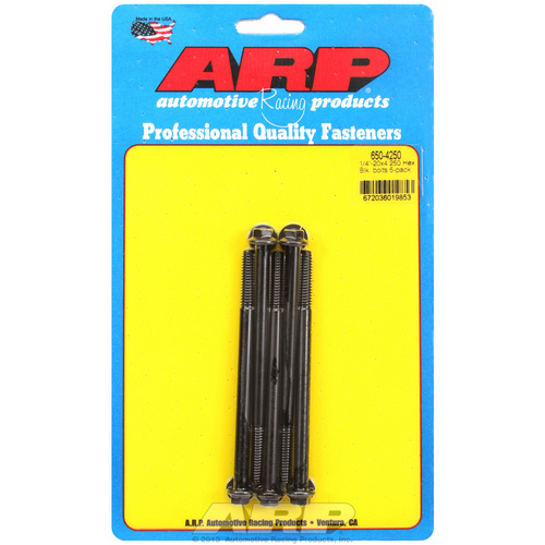 ARP FOR 1/4-20 X 4.250 hex black oxide bolts