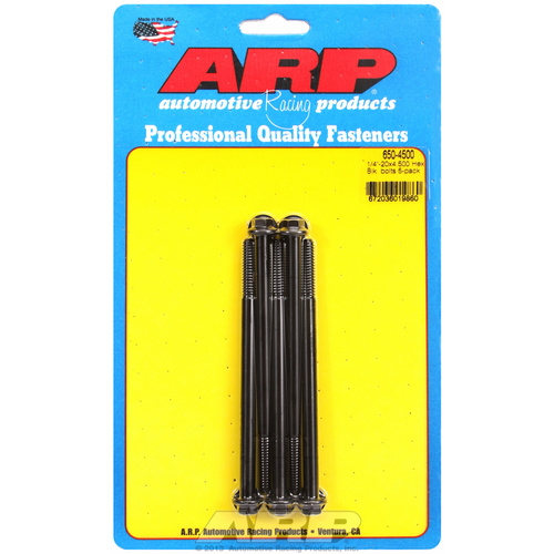ARP FOR 1/4-20 X 4.500 hex black oxide bolts