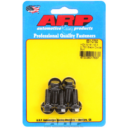 ARP FOR 5/16-18 X 0.750 hex black oxide bolts