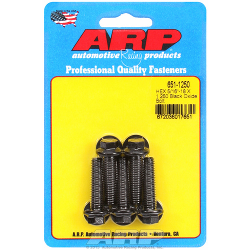 ARP FOR 5/16-18 X 1.250 hex black oxide bolts