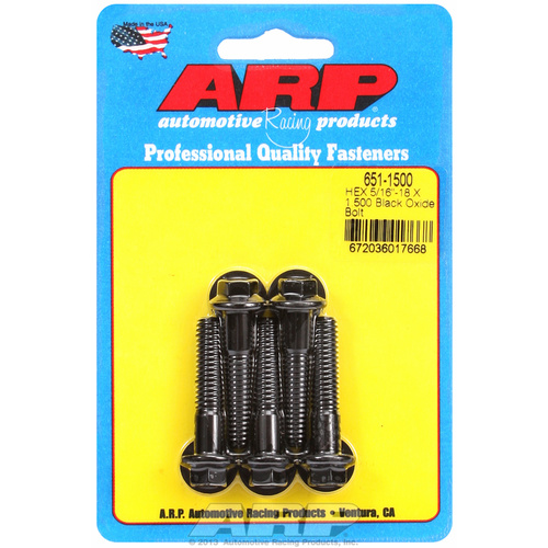 ARP FOR 5/16-18 X 1.500 hex black oxide bolts