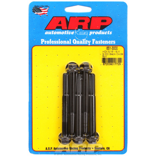 ARP FOR 5/16-18 X 3.000 hex black oxide bolts