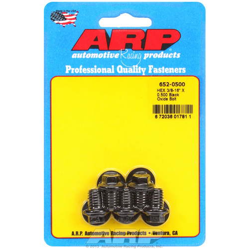 ARP FOR 3/8-16 X 0.500 hex black oxide bolts