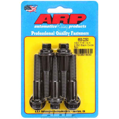 ARP FOR 7/16-14 X 2.250 hex black oxide bolts