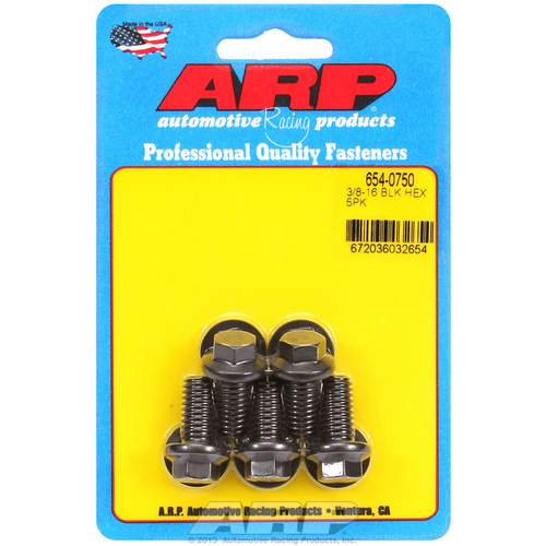 ARP FOR 3/8-16 x 0.750 hex 7/16 wrenching black oxide bolts
