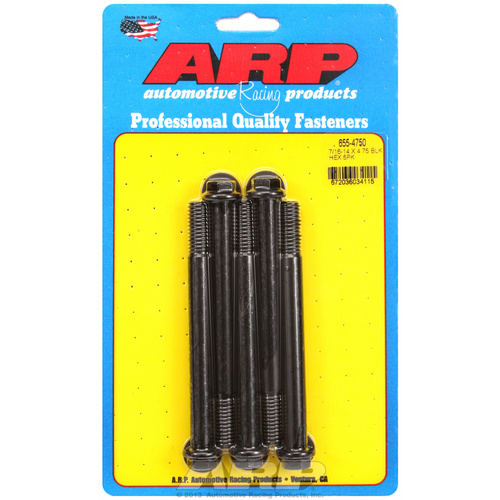 ARP FOR 7/16-14 X 4.750 hex 1/2 wrenching black oxide bolts