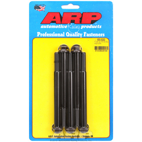 ARP FOR 7/16-14 X 5.000 hex 1/2 wrenching black oxide bolts