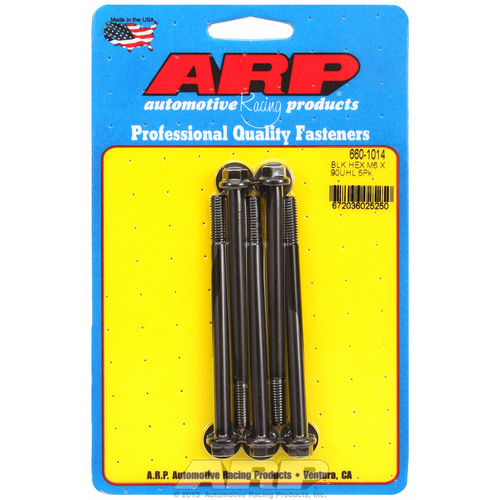 ARP FOR M6 x 1.00 x 90  hex black oxide bolts
