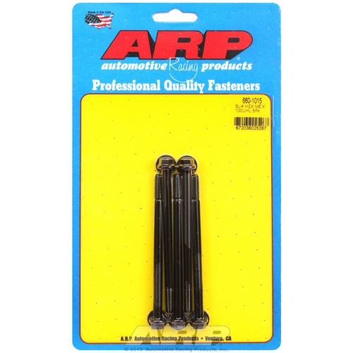 ARP FOR M6 x 1.00 x 100 hex black oxide bolts