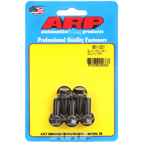 ARP FOR M8 x 1.25 x 20 hex black oxide bolts