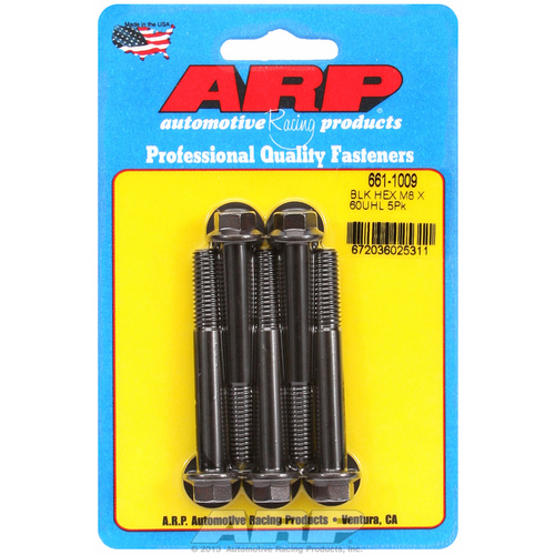 ARP FOR M8 x 1.25 x 60  hex black oxide bolts