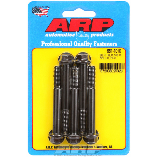ARP FOR M8 x 1.25 x 65 hex black oxide bolts