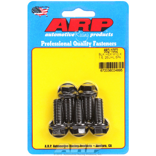 ARP FOR M10 x 1.50 x 25 hex black oxide bolts