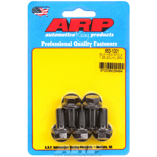 ARP FOR M10 x 1.25 x 20 hex black oxide bolts