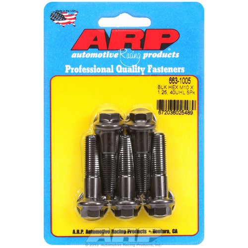 ARP FOR M10 x 1.25 x 40 hex black oxide bolts