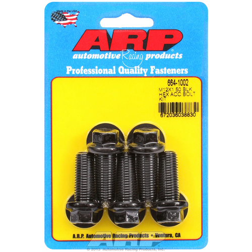 ARP FOR M12 x 1.50 x 30 hex black oxide bolts