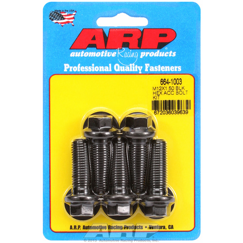 ARP FOR M12 x 1.50 x 35 hex black oxide bolts