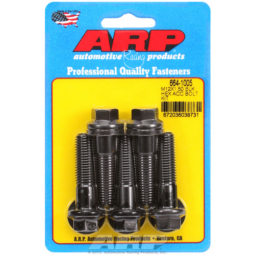 ARP FOR M12 x 1.50 x 45 hex black oxide bolts