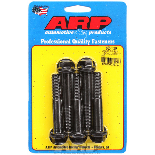 ARP FOR M12 x 1.75 x 70 hex black oxide bolts