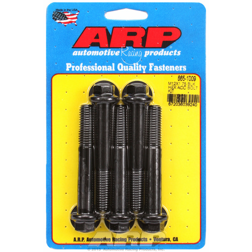 ARP FOR M12 x 1.75 x 80 hex black oxide bolts