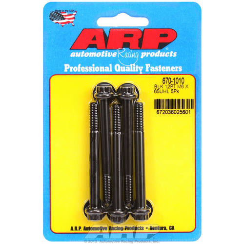 ARP FOR M6 x 1.00 x 65 12pt black oxide bolts