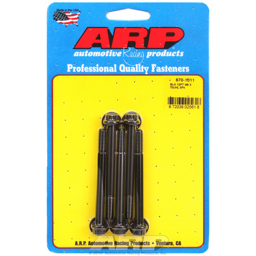 ARP FOR M6 x 1.00 x 70 12pt black oxide bolts