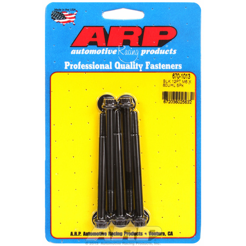 ARP FOR M6 x 1.00 x 80 12pt black oxide bolts