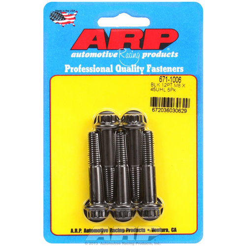 ARP FOR M8 x 1.25 x 45 12pt black oxide bolts