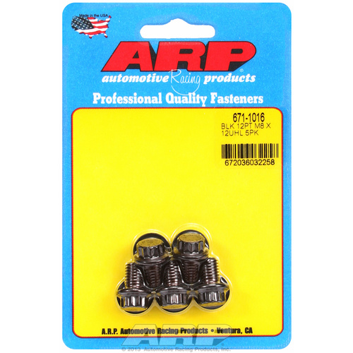 ARP FOR M8 x 1.25 x 12  12pt black oxide bolts