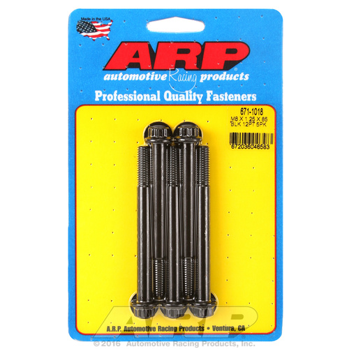 ARP FOR M8 x 1.25 x 85 12pt black oxide bolts