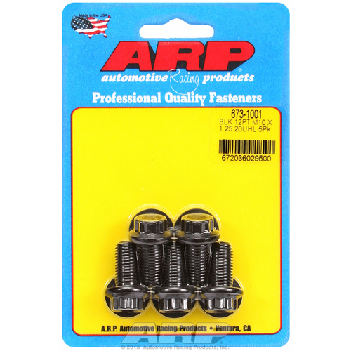 ARP FOR M10 x 1.25 x 20 12pt black oxide bolts