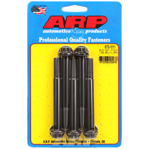 ARP FOR M10 x 1.25 x 90  12pt black oxide bolts