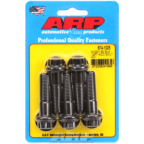 ARP FOR M12 x 1.50 x 45 12pt black oxide bolts