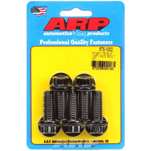 ARP FOR M12 x 1.75 x 30 12pt black oxide bolts